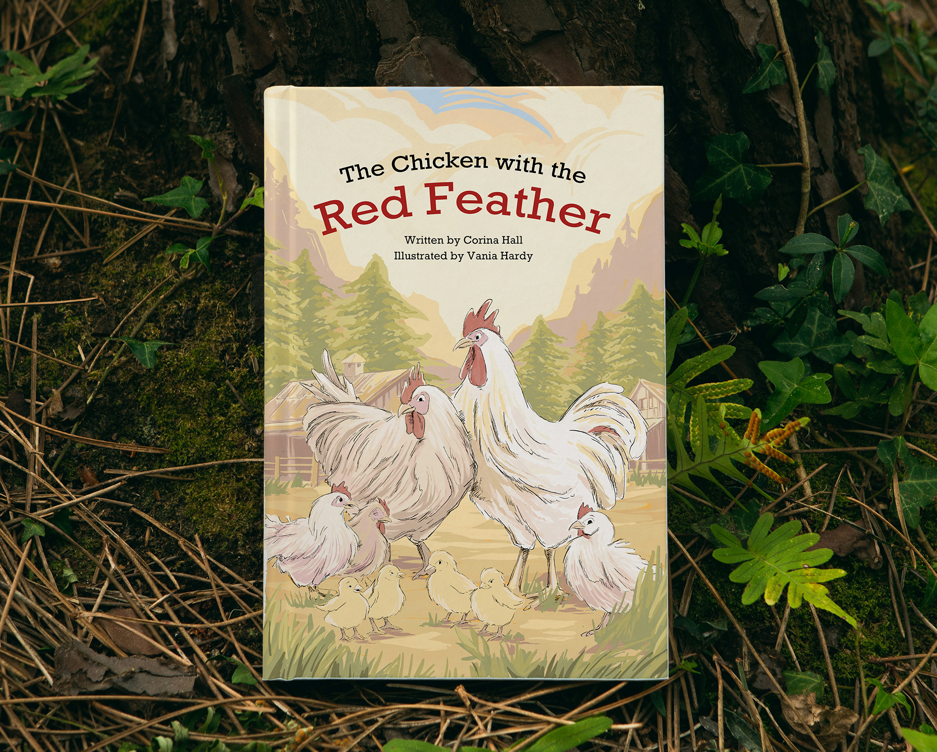 The Chicken with the Red Feather - Front Cover